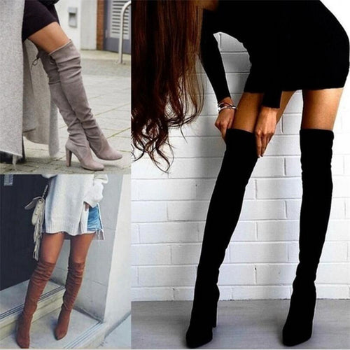 Warm Boots 2018 Autumn and Winter Elastic Boots For Women